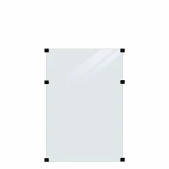 PLUS GLASHEGN HÆRDET KLART 90 X 127 X 0.60 CM