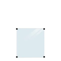 PLUS GLASHEGN LAMINERET KLART 90 X 91 X 90 X 0.80 CM