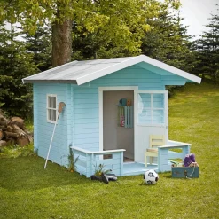 PLUS LEGEHUS 190 X 215 X 238 CM NATUR NÅLETRÆ