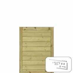 PLUS LÅGE TRYKIMPRÆGNERET NATUR 100 X 125 CM