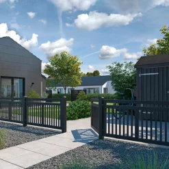 PLUS LINEA HEGN FUNGICIDBEHANDLET OG GRUNDMALET SORT 150 X 80 CM