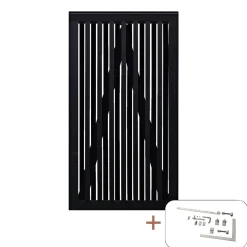 PLUS NAGANO LÅGE FUNGICIDBEHANDLET OG GRUNDMALET SORT 100 X 180 CM