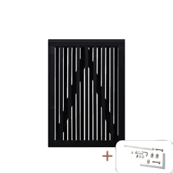 PLUS NAGANO LÅGE FUNGICIDBEHANDLET OG GRUNDMALET SORT 100 X 140 CM