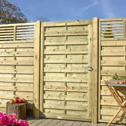 PLUS NEWLINE TRÆHEGN TRYKIMPRÆGNERET NATUR 180 X 180 CM