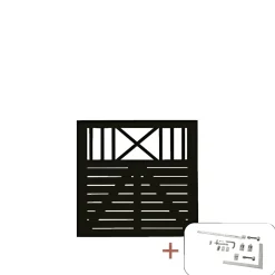 PLUS NOSTALGI LÅGE FUNGICIDBEHANDLET OG GRUNDMALET 2 GANGE SORT 100 X 95 CM