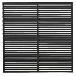 PLUS OSAKA TRÆHEGN FUNGICIDBEHANDLET OG GRUNDMALET SORT 180 X 180 CM