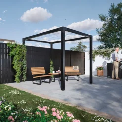 PLUS PERGOLA 208 X 198 X 268 CM SORT