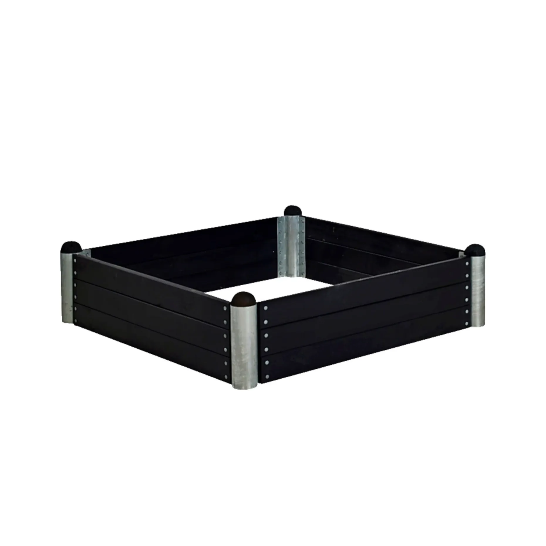 PLUS PIPE 16A HØJBED SORT 36 X 140 X 140 CM