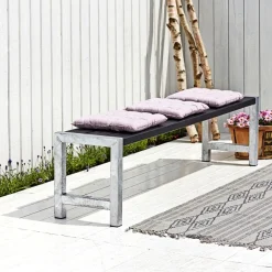 PLUS PLANKEBÆNK SORT 176 CM