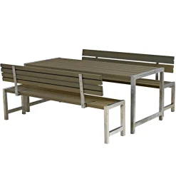 PLUS PLANKESÆT GRÅBRUN