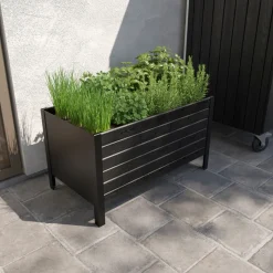 PLUS PLANTEKASSE SORT 46.50 X 46 X 83 CM