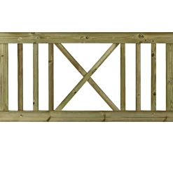 PLUS ROM TRÆHEGN TRYKIMPRÆGNERET NATUR 150 X 75 CM