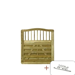 PLUS RONDO LÅGE TRYKIMPRÆGNERET NATUR 100 X 107 CM