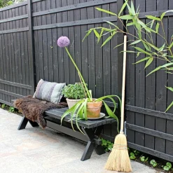 PLUS RUSTIK TRÆHEGN FUNGICIDBEHANDLET & GRUNDMALET 2 GANGE SORT 180 X 180 CM