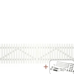 PLUS SKAGEN LÅGE FUNGICIDBEHANDLET OG GRUNDMALET 2 GANGE HVID 300 X 80 CM