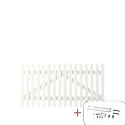 PLUS SKAGEN LÅGE FUNGICIDBEHANDLET OG GRUNDMALET 2 GANGE HVID 150 X 80 CM