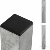 PLUS STÅLSTOLPE VARMGALVANISERET STÅL 8 X 8 X 238 CM
