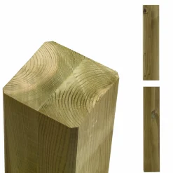 PLUS STOLPE TRYKIMPRÆGNERET NTR KLASSE A NATUR 9 X 9 X 268 CM