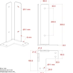 PLUS STOLPEFOD 30 X 15 X 30 CM