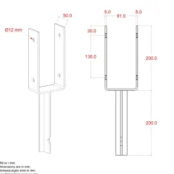 PLUS STOLPEFOD 40 X 9.10 X 40 CM