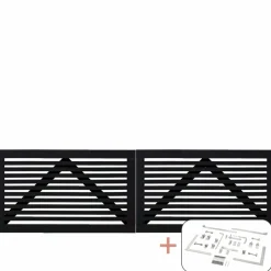 PLUS TOKYO LÅGE FUNGICIDBEHANDLET OG GRUNDMALET SORT 300 X 90 CM