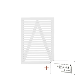 PLUS TOKYO LÅGE FUNGICIDBEHANDLET OG GRUNDMALET 2 GANGE HVID 100 X 140 CM