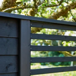 PLUS TOPAFSLUTNING 3.40 X 11.40 X 200 CM SORT