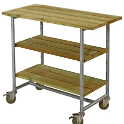 PLUS URBAN SERVERINGSVOGN NATUR NÅLETRÆ / STÅL