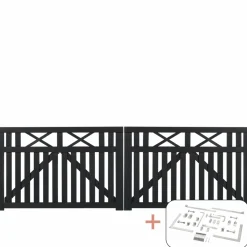 PLUS VINESSE LÅGE FUNGICIDBEHANDLET OG GRUNDMALET SORT 300 X 98 CM