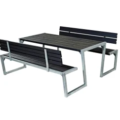 PLUS ZIGMA BORDBÆNKESÆT SORT