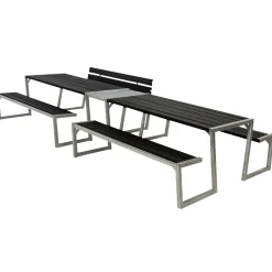 PLUS ZIGMA BORDBÆNKESÆT SORT