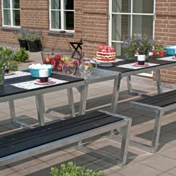 PLUS ZIGMA BORDBÆNKESÆT SORT