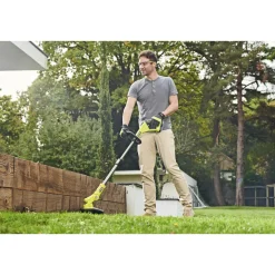 RYOBI PLÆNEKLIPPER/ - TRIMMER AKKU 18V UDEN BATTERI OG LADER