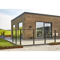 SKAGEN SYSTEMHEGN TOP-/BUNDLISTE SORT ALUMINIUM 2.20 X 2.10 X 87.30 CM