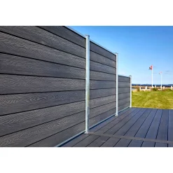 WIMEX GLYNGØRE A-PROFIL HEGNSFAG SORT 189.30 X 90 CM