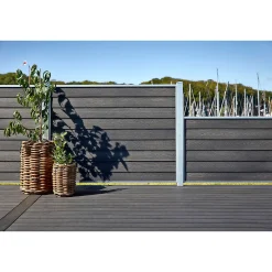 WIMEX GLYNGØRE A-PROFIL HEGNSFAG SORT 189.30 X 90 CM