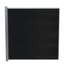 WIMEX LIVØ PRIME V-PROFIL HEGNSFAG MAT SORT 189.50 X 180 CM
