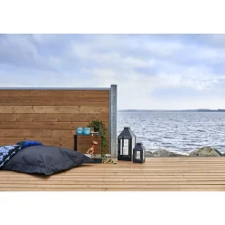 WIMEX TREND V-PROFIL HEGNSFAG THERMOBEHANDLET GRAN 189.30 X 140 CM