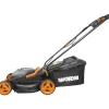 WORX WG779E.1 PLÆNEKLIPPER AKKU 20V MED BATTERI OG LADER