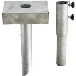 XL-BYG BIRK PARASOLFOD GRÅ